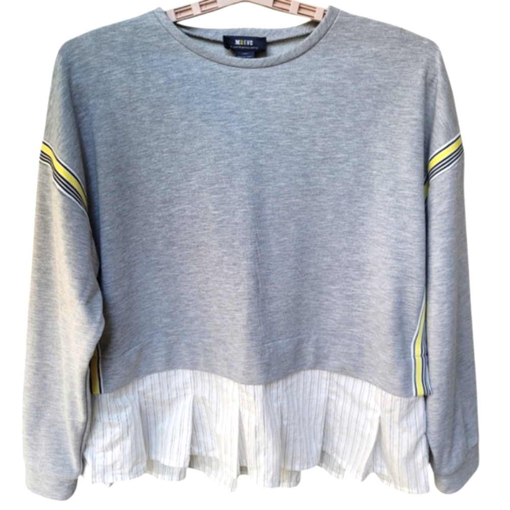 Maeve Stripe Tape Twofer Blouse Size XS - Picture 2 of 14